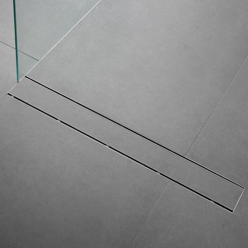Tile Insert 316 Marine Grade Stainless Steel Strip Drain Select Pop Waste Size 80mm Choose Grate