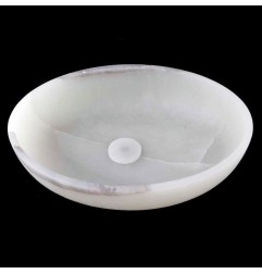 Smoke Onyx Honed Oval Basin 4004 With Matching Pop-Up Waste