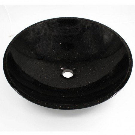 Black Galaxy Polished Round Basin Granite BG04