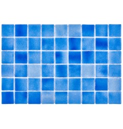 Leyla Bora Bora Glass Mosaic Tiles 50x50