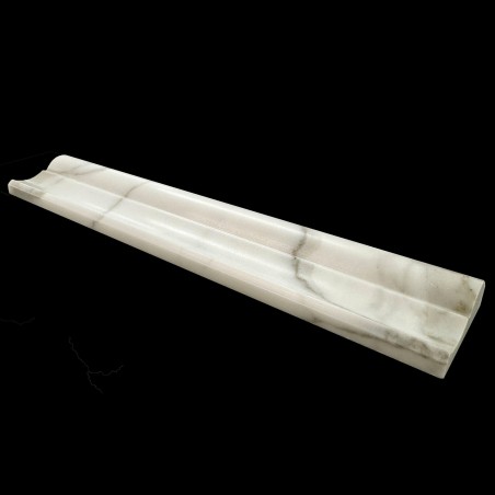 Calacatta Oro Gold Honed Bullnose Capping Marble 305x60