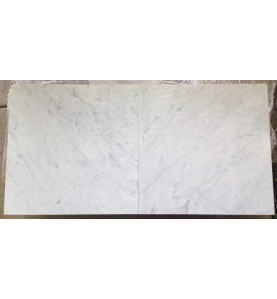 Bianco Carrara C Italian Marble Tile - Polished 