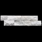 Sterling Silver Travertine Split face Z Panel Stacked Stone Melb