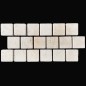 Chiaro Light Tumbled Brick Pattern Cobblestone Travertine