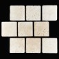 Chiaro Light Tumbled Brick Pattern Cobblestone Travertine
