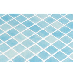 Onix Nieve Azul Claro Spanish Glass Mosaic Pool Tiles