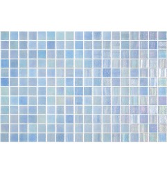 Onix Opalescent Azul Celeste Spanish Glass Mosaic Pool Tiles