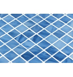 Onix Vanguard Blue Macauba Spanish Glass Mosaic Pool Tiles