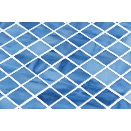 Onix Vanguard Blue Macauba Spanish Glass Mosaic Pool Tiles