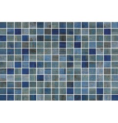 Onix Vanguard Forest Blue Spanish Glass Mosaic Pool Tiles