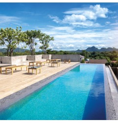 Onix Vanguard Nordic Stone Spanish Glass Mosaic Pool Tiles