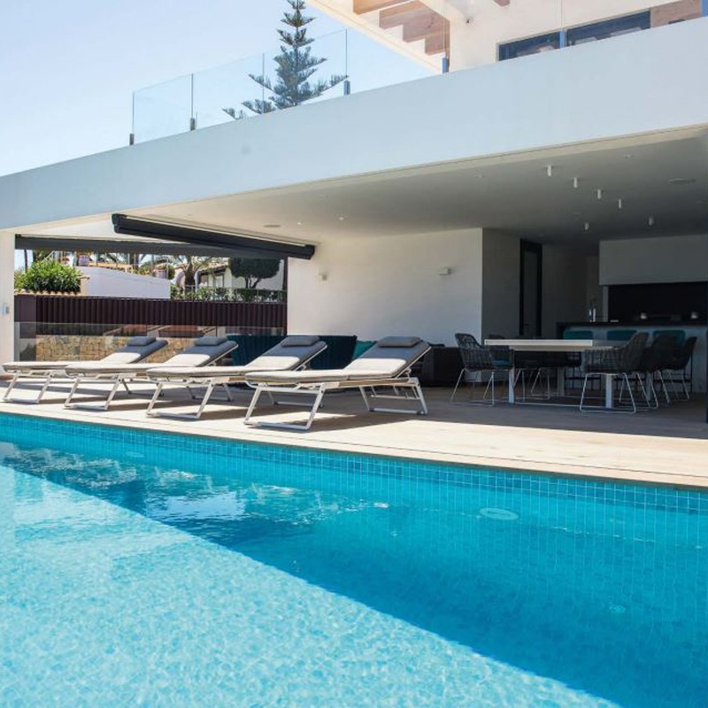 Onix Vanguard Ios Blue Spanish Glass Mosaic Pool Tiles