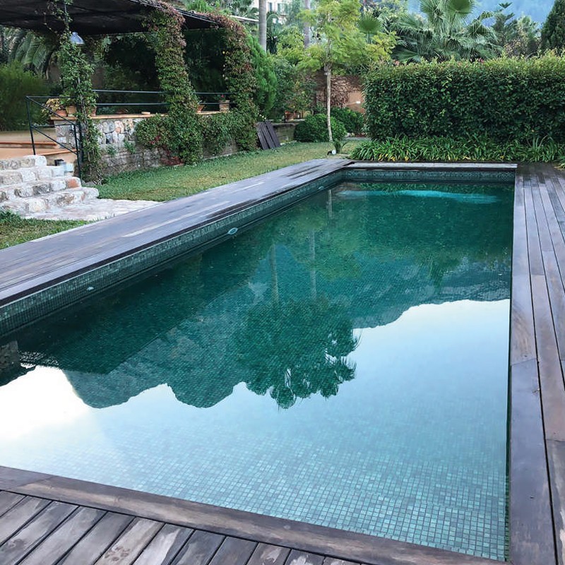 Onix Vanguard Balistone Matte Spanish Glass Mosaic Pool Tiles