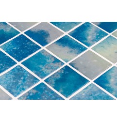Onix Penta Vanguard Bluestone Gloss Spanish Glass Mosaic Pool Tiles