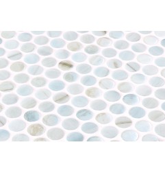 Onix Penny Vanguard Zhoe Iridis Spanish Glass Mosaic Pool Tiles