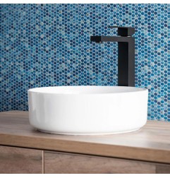 Onix Penny Vanguard Saona Spanish Glass Mosaic Pool Tiles