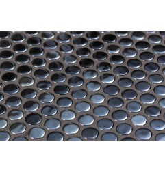 Onix Penny Vanguard Opalo Black Spanish Glass Mosaic Pool Tiles