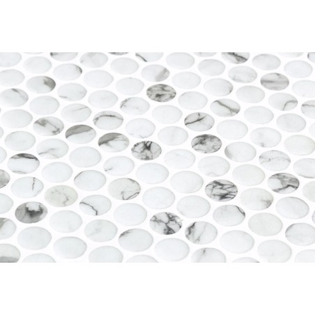 Onix Penny Ecostone Fosco Matte Spanish Glass Mosaic Pool Tiles
