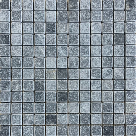 Crystal Grey Tumbled Marble Mosaic Tiles 24X24