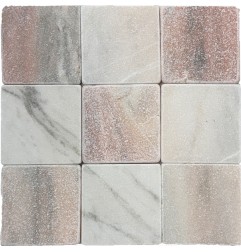 Rosa Portugal Tumbled Marble Tiles 100x100