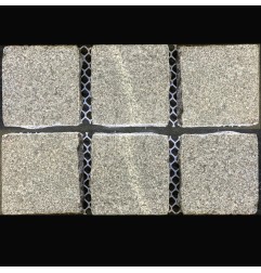 Diamond Grey Flamed Straight Pattern Cobblestone Granite 40mm