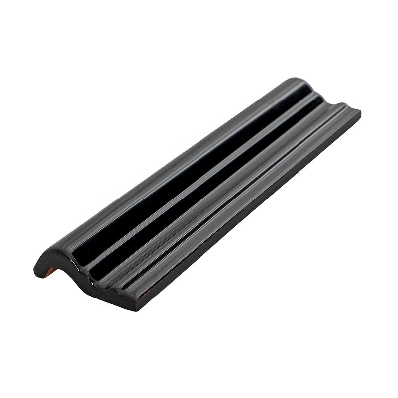 Black Gloss Heritage Capping Ceramic Tiles Black Gloss Heritage Capping Ceramic Tiles