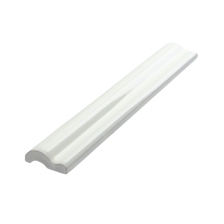 White Gloss Capping Ceramic Tiles TOBLA