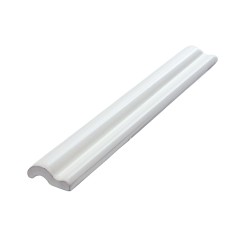 White Matt Capping Ceramic Tiles TOMBLA