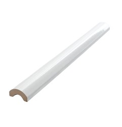 White Gloss Pencil Listello Ceramic Tiles 30x300