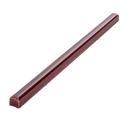 Burgundy Gloss Pencil Listello Ceramic Tiles