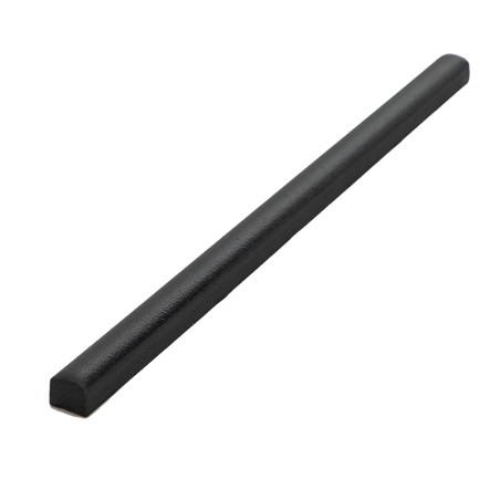 Black Matt Pencil Listello Ceramic Tiles 10x200