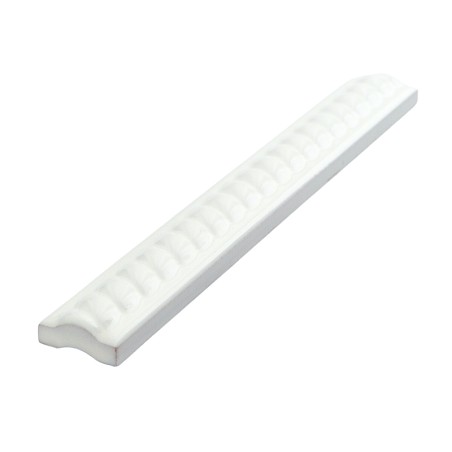 White Gloss Rope Listello Ceramic Tiles