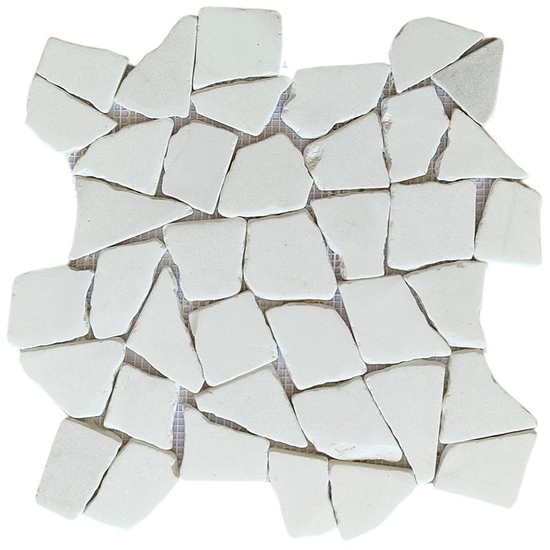 Thassos White Tumbled Random Marble Thassos White Tumbled Random Marble