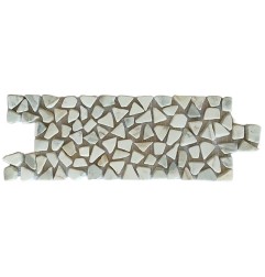 Calacatta Gold Tumbled Mini Random Marble Borders