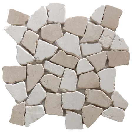 Marble Brown/Beige XXL Random Tumbled Marble