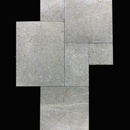 Pietra Mocha French Pattern Antique Limestone Tiles 12mm