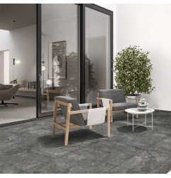 Karst-Stone Charcoal External Porcelain Paver 600x600x20