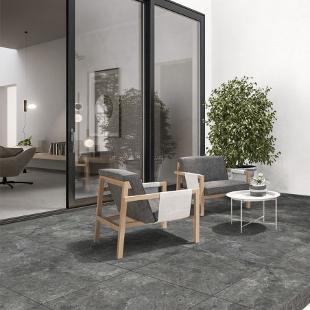 Karst-Stone Charcoal External Porcelain Paver 600x600x20