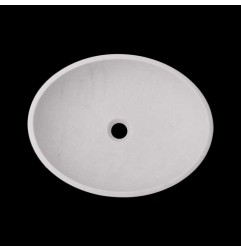 Bianca Luminous Honed Oval Basin Marble 2803