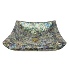 Abalone Mother Of Pearl Rectangle Basin