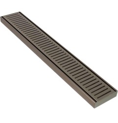 Lauxes Aluminium Brushed Nickel Next Generation 26 Floor Grate