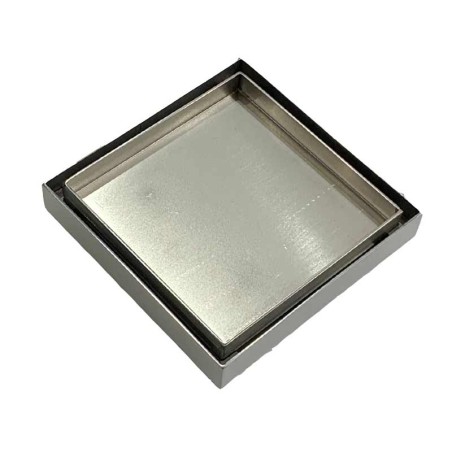 Tile Insert 316 Marine Grade Brush Nickel Stainless Steel Floor Drain 120