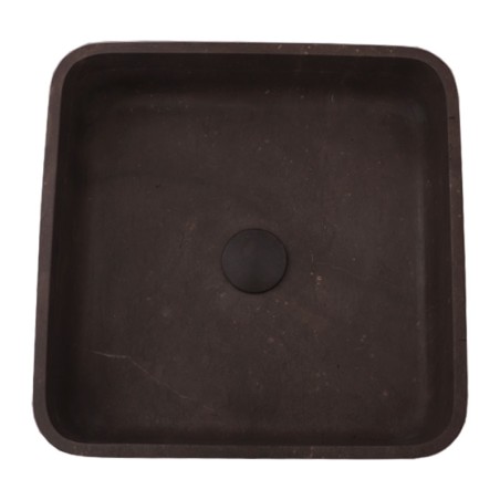 Pietra Brown Honed Square Basin Limestone 4025