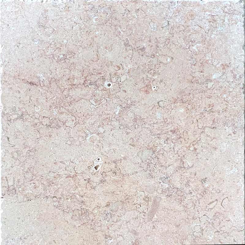 Rosa Perlino French Pattern Tumbled Marble Tiles 12mm