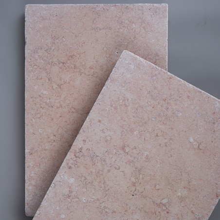 Rosa Perlino Tumbled Paver Marble