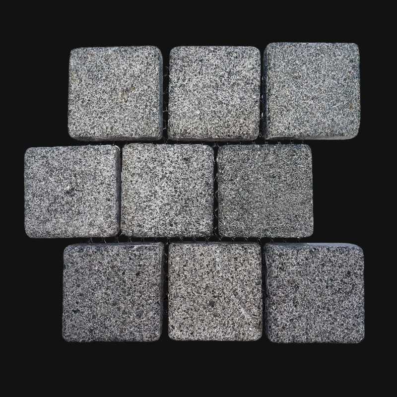 Black Tumbled Brick Pattern Cobblestone Granite Black Tumbled Brick Pattern Cobblestone Granite
