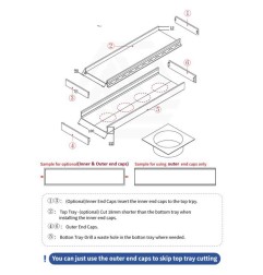 Joemo Aluminium Gunmetal Tile Insert Channel Drain