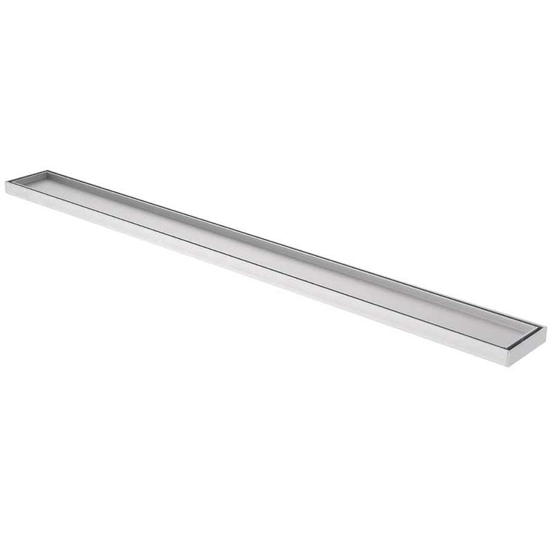 Joemo Aluminium Silver Tile Insert Channel Drain