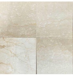 Italian Botticino Classico Polished & Bevelled Marble Tiles