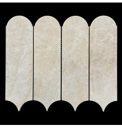 Taj Mahal Feather Honed Porcelain Mosaic